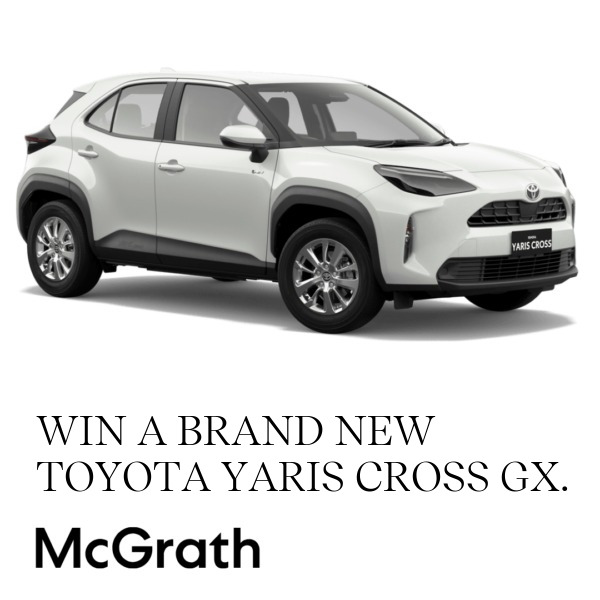 Win a brand new Toyota Yaris Cross GX with McGrath